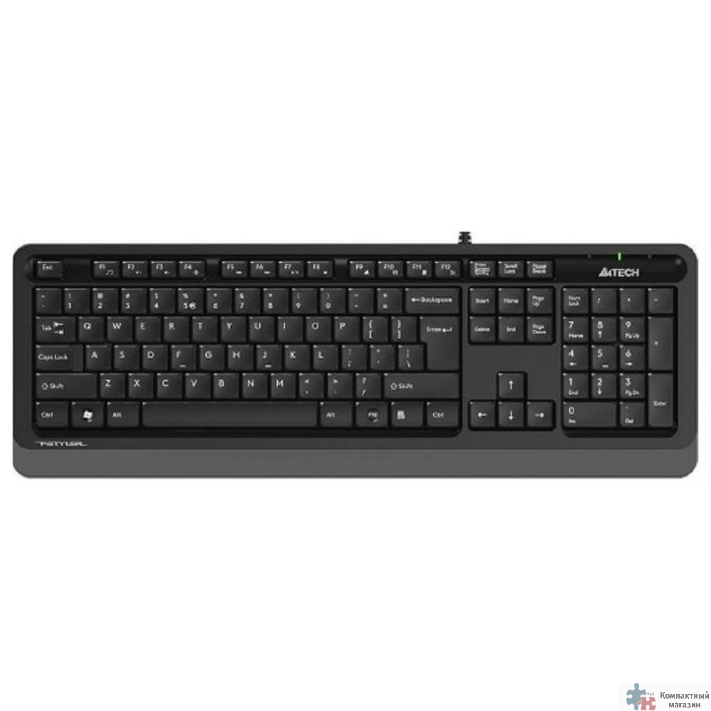 Клавиатура A4Tech Fstyler FK10 черный/серый USB [1147518]