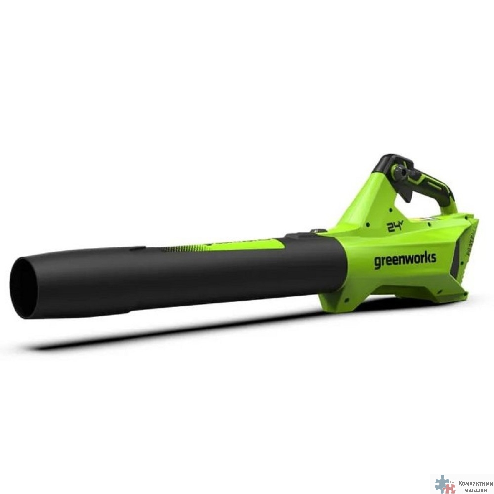 Greenworks Воздуходув аккумуляторный G24BIII, {24V, без АКБ и ЗУ} [2409607]
