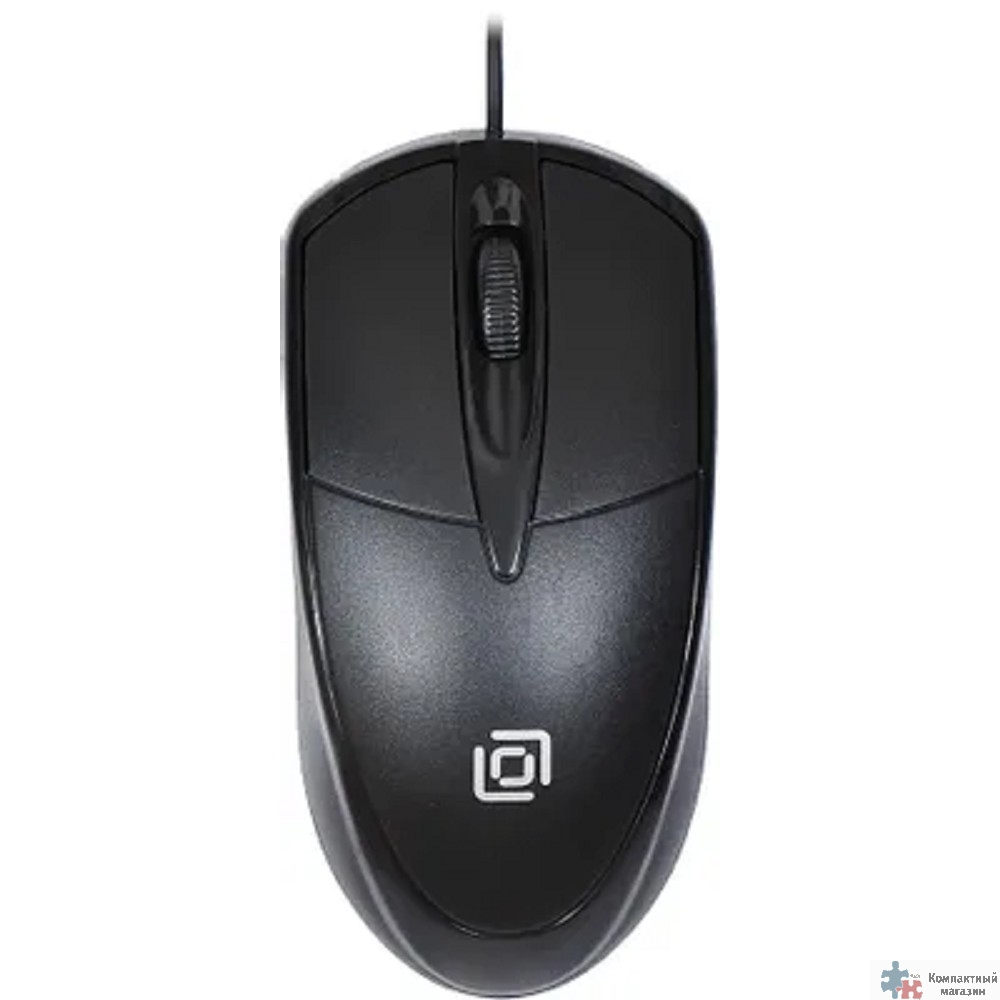 Oklick 125M черный оптическая (1200dpi) USB (2but) [1175317]