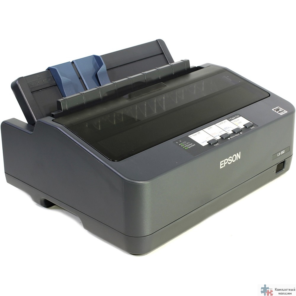Epson LX-350 [C11CC24031/C11CC24032] {Формат А4, ширина печати 80 колонок, скорость 357 зн./сек. (12 cpi) в режиме HSD, интерфейсы: USB, LPT,COM, память 128 Кб}