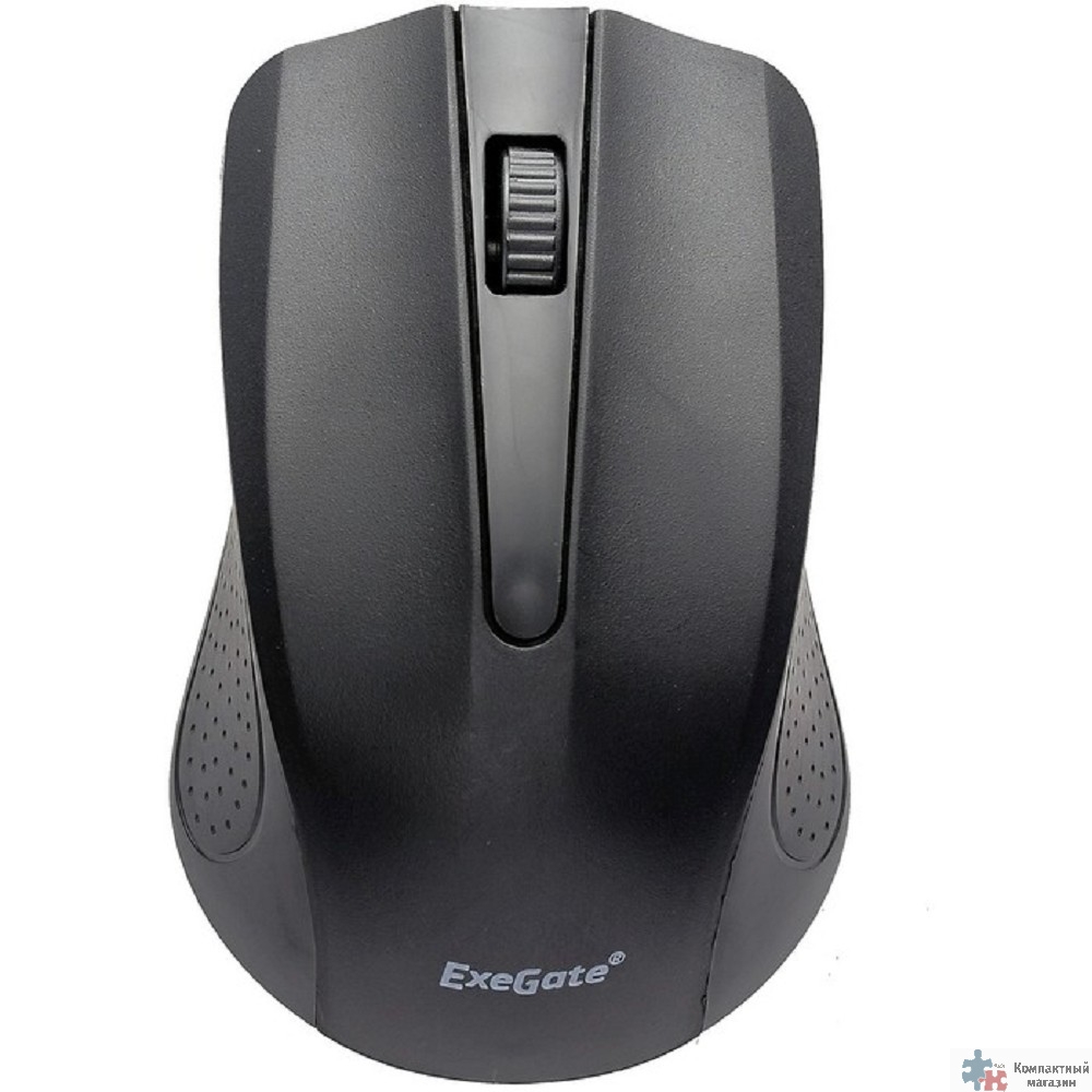 Exegate EX279045RUS Беспроводная мышь ExeGate SR-9023 <black, optical, 3btn/scroll, 1200dpi, USB> Color box