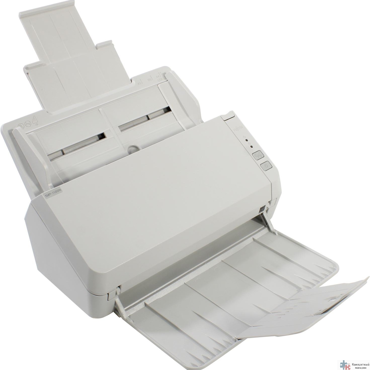 Fujitsu/Ricoh SP-1120N (PA03811-B001) {А4,20 стр./мин, ADF 50, USB 3.2, Gigabit Ethernet, A4, нагрузка 3000 стр./день}