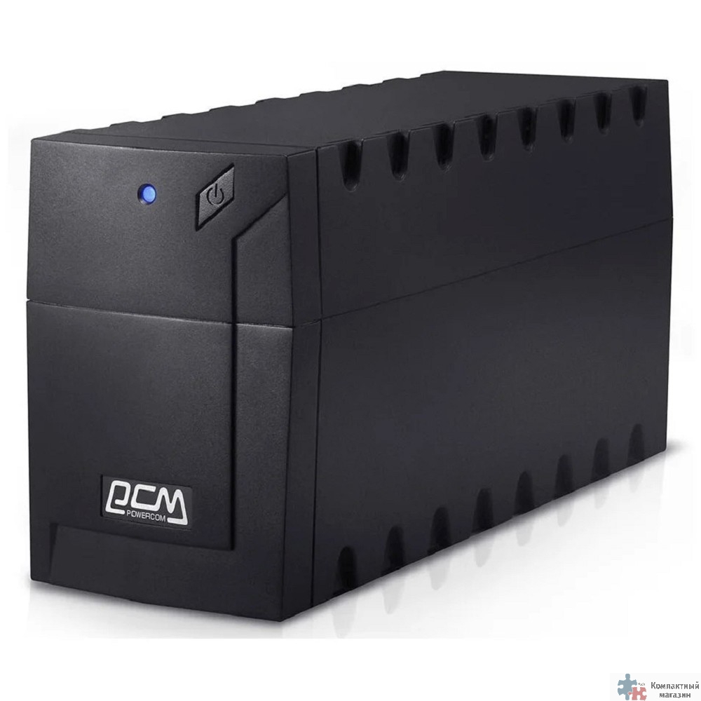 PowerCom Raptor RPT-800AP ИБП {800 ВА/ 480 Вт, AVR, USB, RJ11/RJ45, 3 xC13 с резервным питанием} (792811)