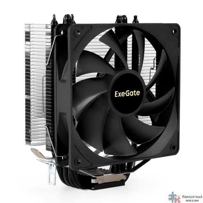 Повреждение упаковки Exegate EX295004RUS Кулер ExeGate Dark Magic EE400XL-PWM (Al+Cu, черное покрытие, 4 тепл.трубки, LGA775/1150/1151/1155/1156/1200/1700/AM2/AM2+/AM3/AM3+/AM4/AM5/FM1/FM2/754/939/940