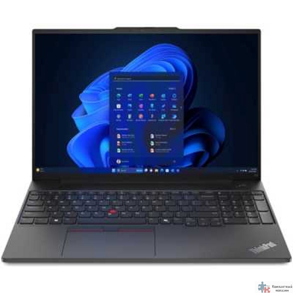 Lenovo ThinkPad E16 G2 [21M5S0JY00] (КЛАВ.РУС.ГРАВ.) Black 16" {WUXGA Ryzen 5 7535HS/16GB/512GB SSD/DOS/Backlit/PL-bottom}
