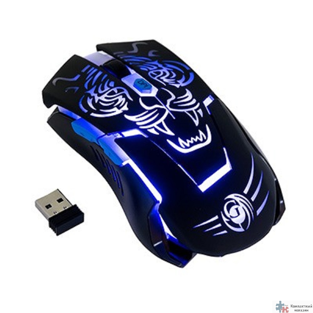 Мышь MRGK-12UR Dialog Gan-Kata RF 2.4G Optical - игровая, 6 кнопок+ролик, RGB подсветка, USB 