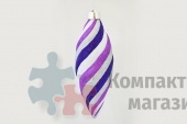 Новогодняя игрушка "Сосулька" матовая с рисунком, диаметр 400 мм