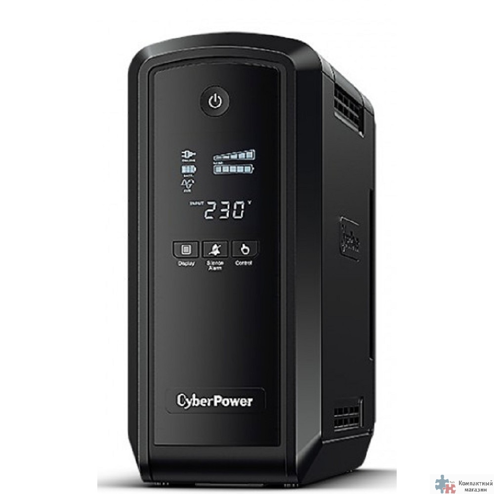Повреждение упаковки ИБП CyberPower CP900EPFCLCD {Line-Interactive, Tower, 900VA/540W USB/RJ11/45/USB charger A (6 EURO), 12В/9 Ач х 1}