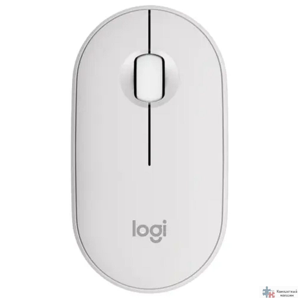 910-007013 Мышь  Logitech Wireless Mouse Pebble 2 M350S TONAL WHITE