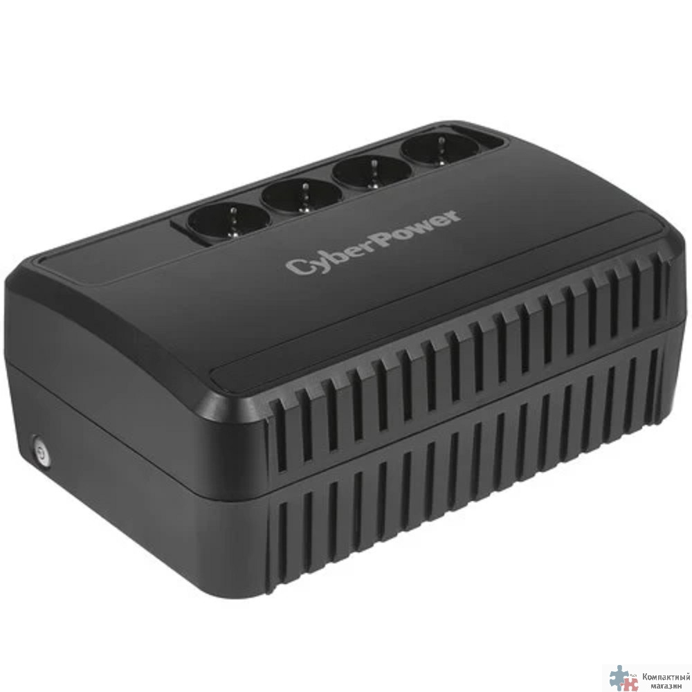 ИБП CyberPower BU850E {Line-Interactive, 850VA/425W (4 EURO) 12В/7,2 Ач х 1}