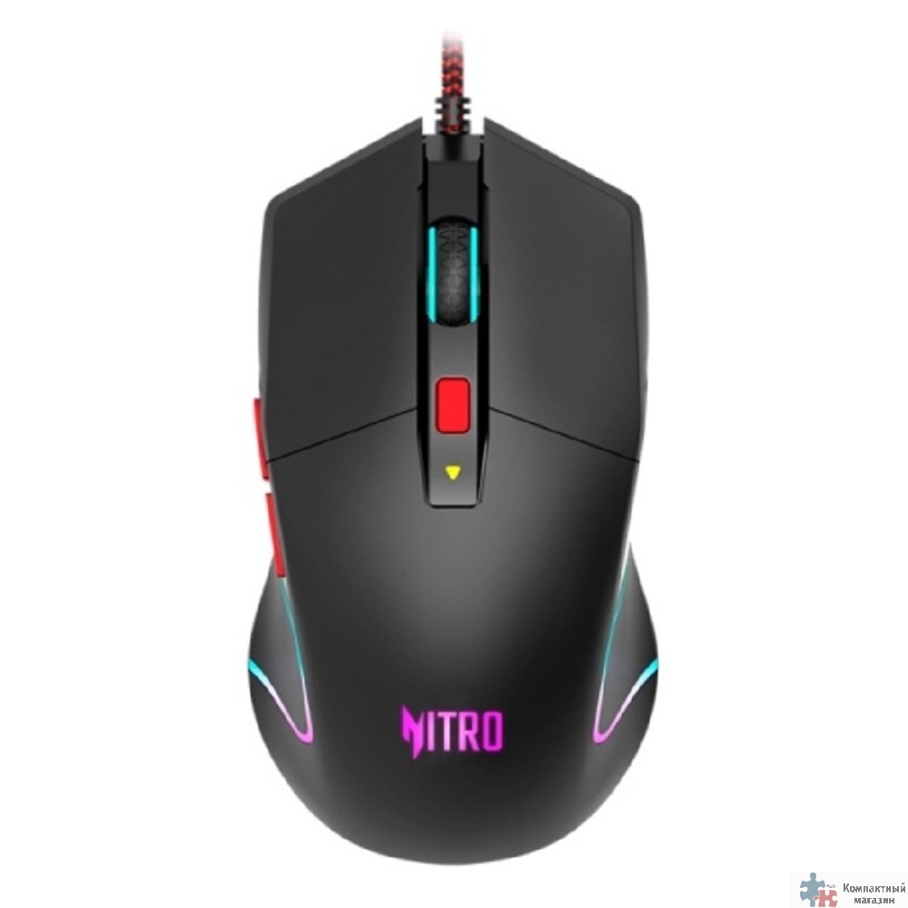Acer Nitro OMW301 черный оптическая (7200dpi) USB (6but)