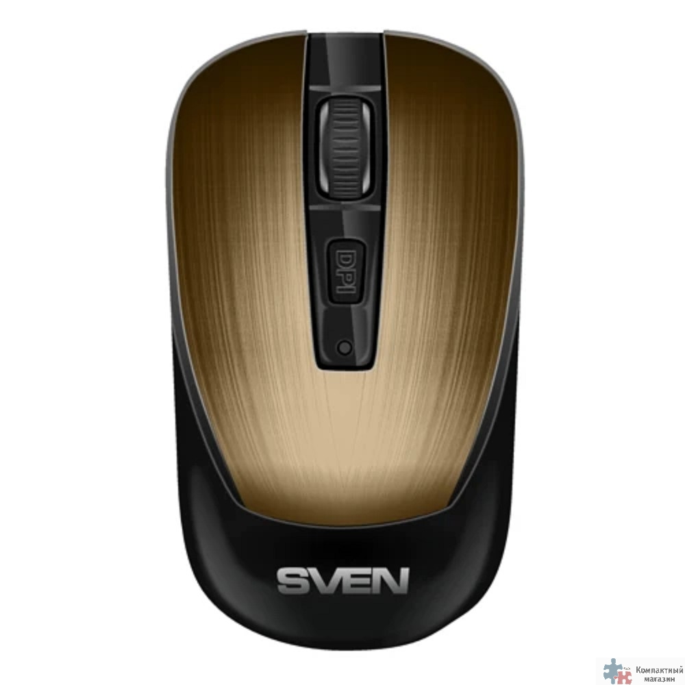 Беспроводная мышь Sven RX-380W античная бронза (2,4 GHz, 3+1кл. 800-1600DPI, блист.)