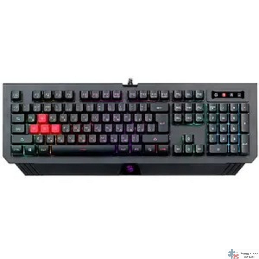 Клавиатура A4Tech Bloody B120N черный USB Multimedia for gamer LED (B120N)