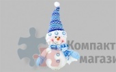 Мягкая игрушка "Снеговик в колпаке", световой