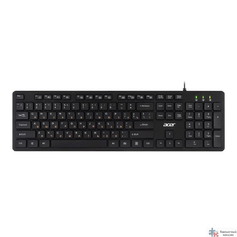 Acer OKW122 [ZL.KBDEE.00C] черный USB