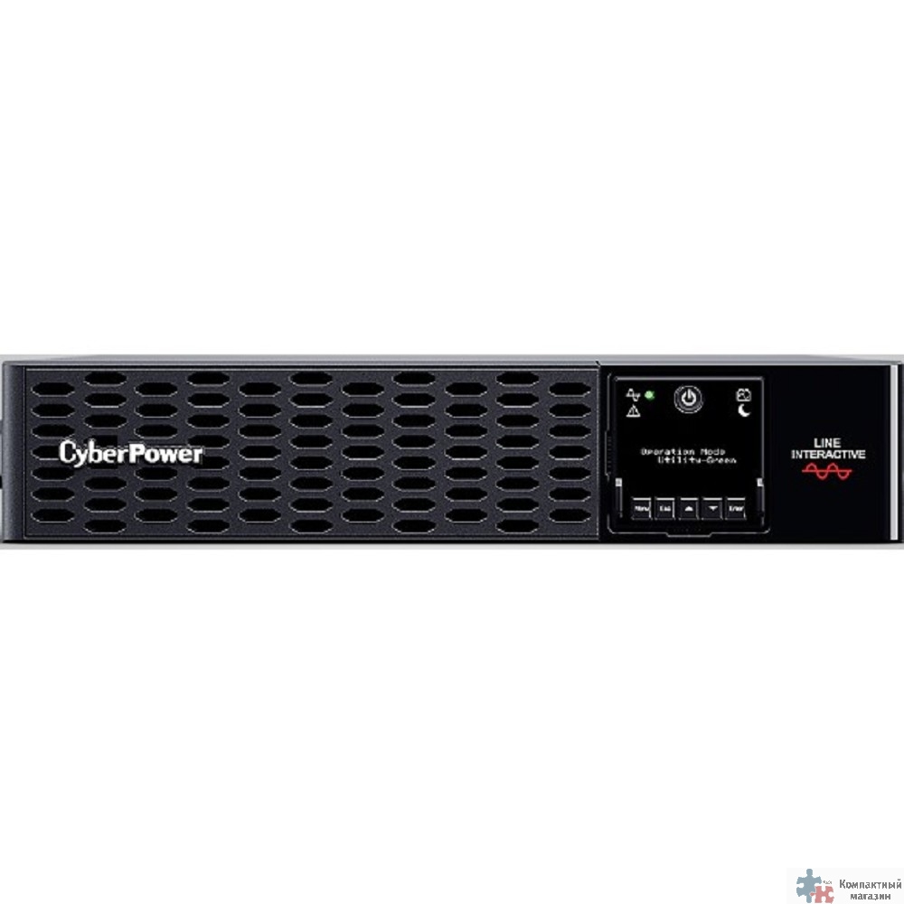 ИБП CyberPower PR2200ERTXL2U {Line-Interactive, 2200VA/2200W USB/RS-232/EPO/Dry contact/SNMPslot (6 C13, 2 C19) 4х9Ач NEW}