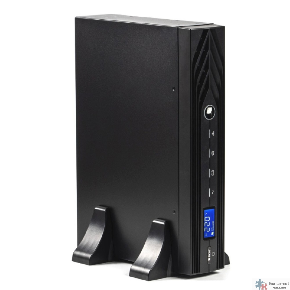 ИБП Бастион SKAT-UPS 1500-RACK-ON-E {Online, 1500ВА/1350Вт, стойка/на пол, 8x C13,  SNMP/USB/RS-232/EPO, БЕЗ АКБ (3 шт 40-120 Ач, или 4 шт SKAT BC 36/18), МПТ} (9905)
