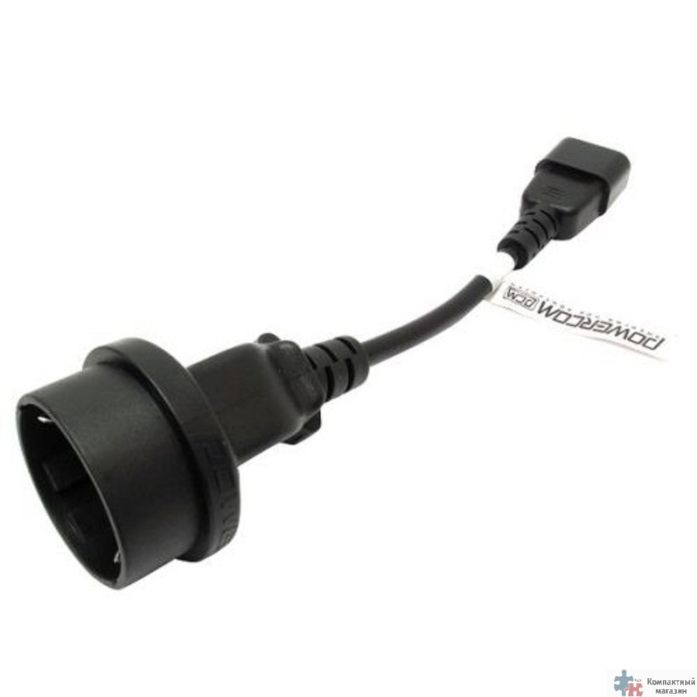 Powercom SCUT IEC-320 C14 to Socket Type-F 250V 10A {504291} 