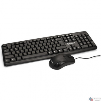 Exegate EX287139RUS Комплект проводной ExeGate Professional Standard Combo MK120 OEM (влагозащищенная кл.104кл+мышь 1000 3кн.,USB, 1,5 м.)