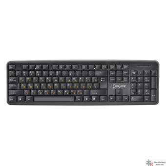 Exegate EX279937RUS Клавиатура Exegate LY-331, <USB, шнур 1,5м, черная, 104кл, Enter большой>, OEM