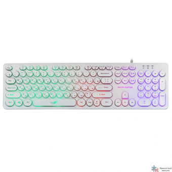 Dialog Gan-Kata Клавиатура KGK-16U WHITE - игровая с RGB-подсветкой, USB, белая 