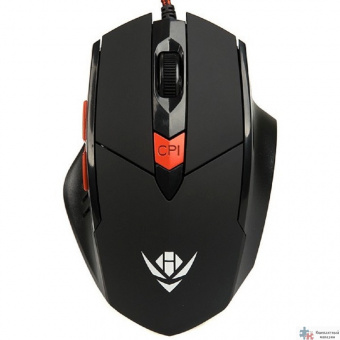 Мышь Dialog MOG-11U Nakatomi Gaming - 6 кнопок + ролик, USB ,черная