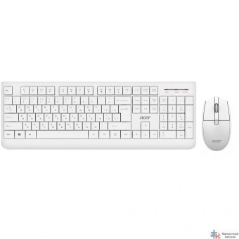Acer OCC401 [ZL.ACCCC.017] Комплект (клавиатура + мышь) white (USB, 1600dpi, multimedia)беспроводной