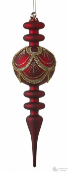 Капля 32*9 см красная