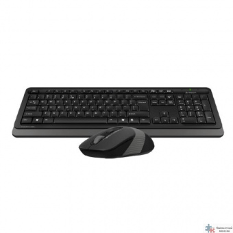 Комплект кл-ра+мышь беспров. A4Tech Fstyler FG1010S black/grey USB (FG1010S GREY)